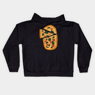 Italian Vegan Pizza Kids Hoodie